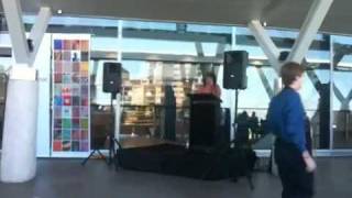 Ali Mills opening Darwin art fair 2010 [upl. by Onitnas]