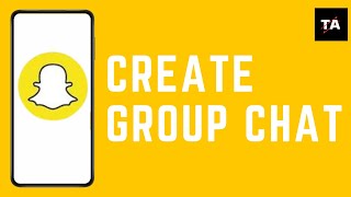 How to Create a Group Chat on Snapchat  Easy Tutorial [upl. by Jonina415]