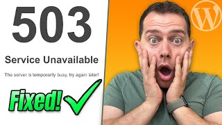 How to Fix 503 Service Unavailable WordPress Error Quick Solution [upl. by Elehcim709]