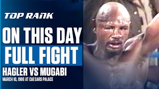 When Marvelous Marvin Hagler Tamed The Beast  MARCH 10 1986 [upl. by Oidacra]