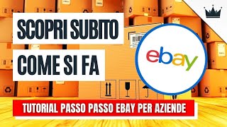 ▶️ Come VENDERE SU EBAY e aprire il tuo NEGOZO ONLINE 🎁 consigli PRO [upl. by Linneman]