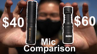 Best Budget Vlogging Mic 2020  Rode Video Micro VS Mirfak Audio N2 [upl. by Aicsile]