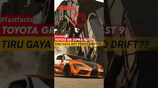 TOYOTA GR SUPRA HAN TIRU GAYA MAZDA RX7 TOKYO DRIFT supra toyota shorts [upl. by Relluf]