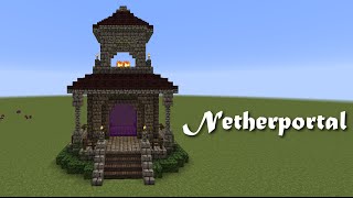 Minecraft Wunschtutorial  Netherportal [upl. by Zacks]