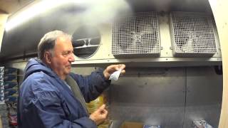 Refrigeration evaporator fan motor change on a walk in cooler [upl. by Etnaihc]