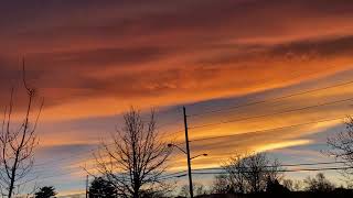 Lenticularis sunset in Denver January 2024 [upl. by Ernst795]