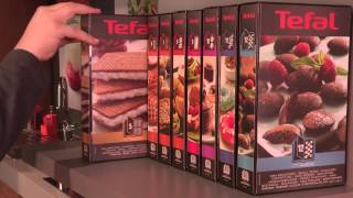 Coffret Snack Collection Tefal  Les gaufrettes [upl. by Ahseyn230]