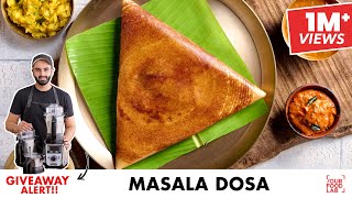 Masala Dosa Recipe  Perfect Dosa Atta Tips  परफेक्ट मसाला दोसा बनानेका तरीका  Chef Sanjyot Keer [upl. by Lartnom629]