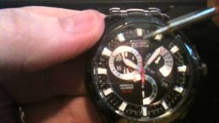 How to set Time amp Calendar on Citizen EcoDrive 8700 BL809752E [upl. by Kalman917]