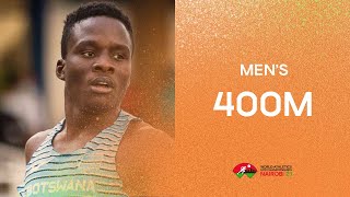 Mens 400m Final  World Athletics U20 Championships [upl. by Ydniw]