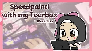 Speedpaint with my TourBox Lite [upl. by Lawtun]