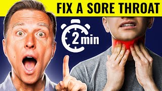 The 2Minute Sore Throat Solution [upl. by Lrac]