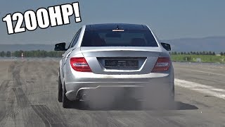 1200HP GAD Motors MercedesBenz C63 AMG  FASTEST in EUROPE [upl. by Vogel]