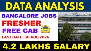 Data Analysis jobs for Freshers  2024 freshers jobs  Bangalore jobs tamil  IT jobs  Enge Velai [upl. by Dorfman386]