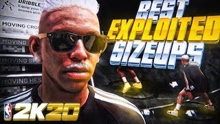 NEW BEST EXPLOITED GLITCHY SIZEUPS TOP 3 BEST SIZEUP PACKAGES ON NBA2K20 BEST DRIBBLE MOVES [upl. by Madea]