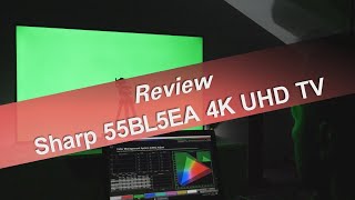 Sharp Aquos 55BL5EA 4K UHD Android TV review [upl. by Neel]