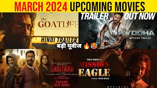 Top 10 Upcoming Movies In March 2024  Upcoming Big Bollywood amp South Indian Films March 2024 [upl. by Hillari]