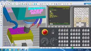 CNC simulator Fanuc OiM Swansoft Tutorial [upl. by Dewhurst]