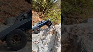 124 Custom RC Crawler in Nature SXC24 never looked so good rc rock automobile [upl. by Anaujait752]