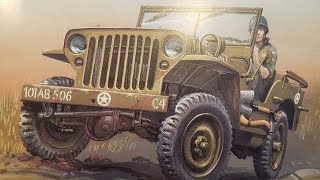 Willys Jeep 125   3  Kartonmodell  Cardmodel  papercraft [upl. by Habas]