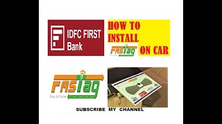 HOW TO INSTALL FASTAG ON YOUR CAR WINDSHIELD [upl. by Dominik]