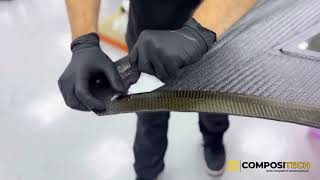 Carbon Fiber Prepreg Bonnet Lamination at ICM [upl. by Niarbo827]