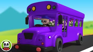 Roues Dans le Bus  Plus Comptines et Chansons pour Enfants Par Baby Bao Panda [upl. by Dreda974]