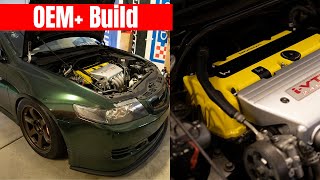 Engine Bay Mods BEGINS NOW on the TSX [upl. by Yelrihs576]