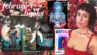 warring gods bloody tea twisty wills dreamworms and lunar magic  february reading vlog  5 books [upl. by Yeliw]