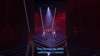 They made the blind audition into a concert teeth viral fyp amazing [upl. by Strage]