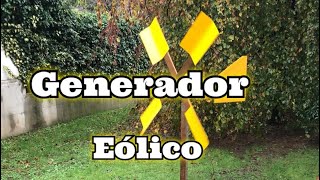 Generador eólico paso a paso tutorial como se hace [upl. by Relyc]