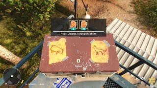 FarCry 6  CriptoGrama Chest amp Chart Location  Number  3 amp 22  Rioter Boots MK II [upl. by Heman]