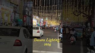 Mysore Dasara Lightings 2024 [upl. by Hallee]