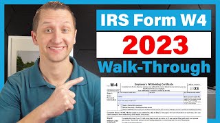 How to fill out the IRS Form W4 2023 [upl. by Roberts]