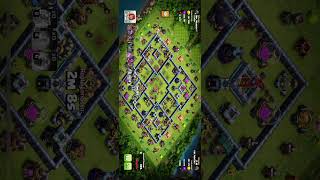 Th13 vs Th14 best attack in clash of clan cocfun cocclash cocclans coc gamer games gaming [upl. by Berny]