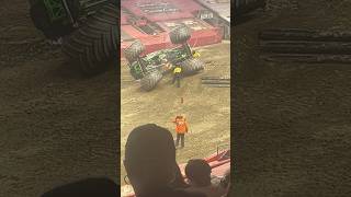 monster truck accident monsterjam2024 monsterjamtruck shorts subscribers [upl. by Anigal]