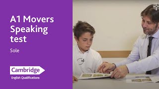 A1 Movers Speaking test – Sole  Cambridge English [upl. by Enifesoj]