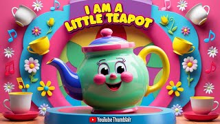 quot🎶 Little Teapot Sings Along Catch the Fun with This MUSTSEE Kids Nursery Rhyme ☕✨quot [upl. by Aihsenal]