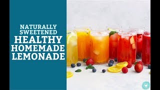 Healthy Homemade Lemonade Naturally Sweetened [upl. by Trager]