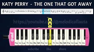 MELODICA COVER TUTORIAL THE ONE THAT GOT AWAY [upl. by Kir]