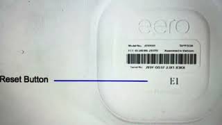 How to Hard Reset eero 6 Pro Router [upl. by Notsob239]