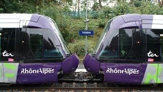 20150422 AFAC Paris découvre le tramtrain de lOuest Lyonnais [upl. by Darnell247]