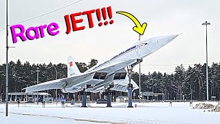 Tupolev Tu144 supersonic airliner in the SNOW [upl. by Gussie]