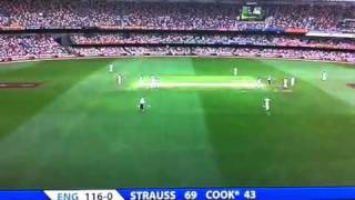 Davis Gower screams during the ashes [upl. by Aleirbag616]