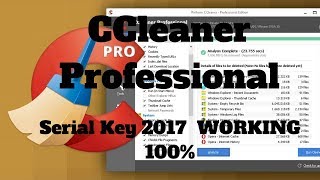 CCleaner Professional Serial Key 2017 WORKING 100 [upl. by Yeclek]