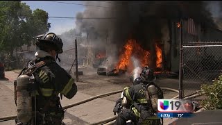 Mojica Tire Shop Fire [upl. by Yleme275]