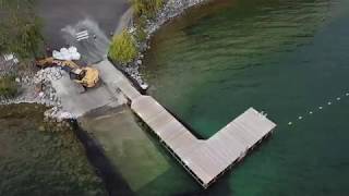 Killiney Beach  flyby Boat Launch Repairs [upl. by Hedvig]