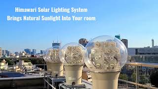 Himawari solar lighting system brings natural sunlight into your room [upl. by Deevan]