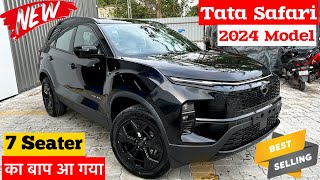 New 2024 Tata Safari Adventure Plus Dark Edition Review  Tata Safari Top Model 2024  tata safari [upl. by Yelik989]