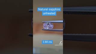 زفير طبيعي سيلاني غير معالج مع شهادة اكسبلور gemmology diamond gemstone [upl. by Emiline]